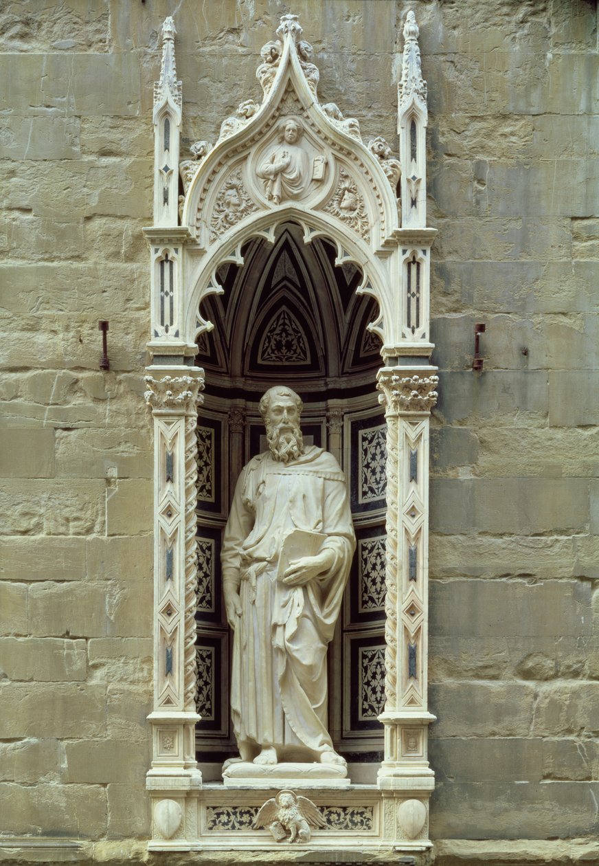 St. Markus, 1413 (Marmor) von Donatello