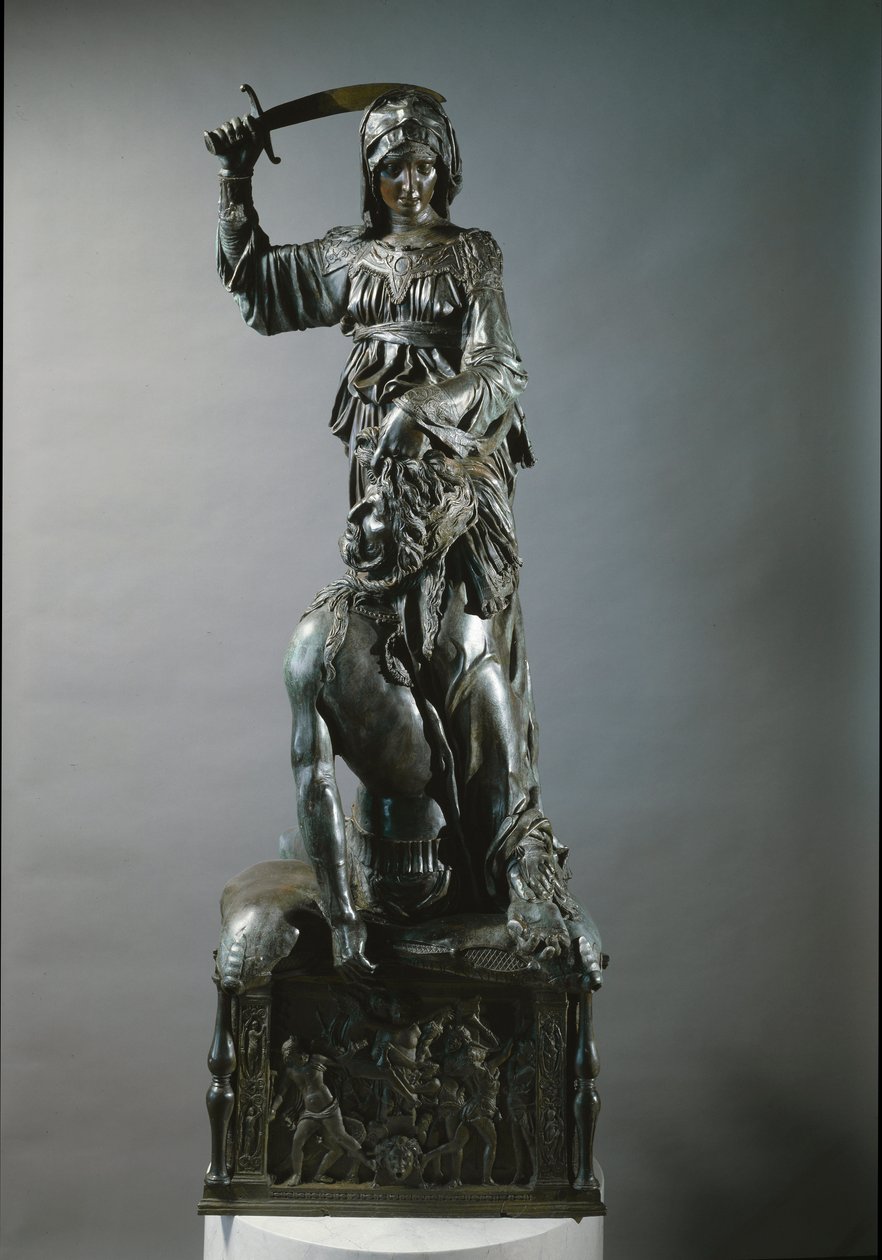 Judith und Holofernes. Bronzeskulptur von Donatello