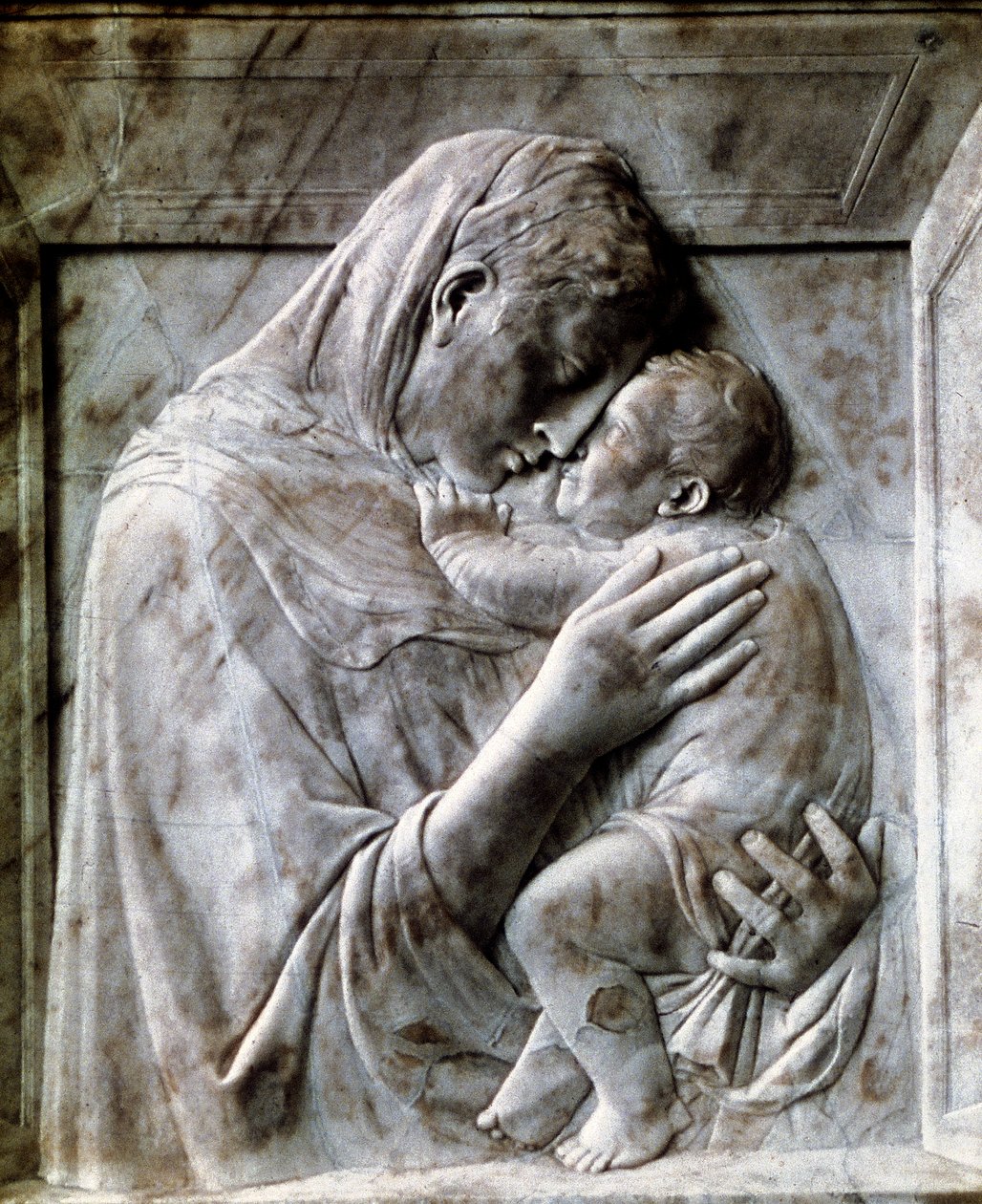 Piazzi Madonna mit Kind, 1420-1430er von Donatello