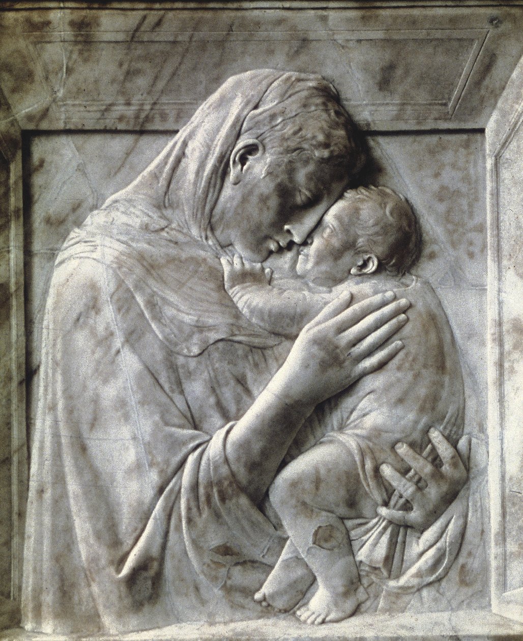 Pazzi-Madonna (Jungfrau und Kind), ca. 1417-18 von Donatello