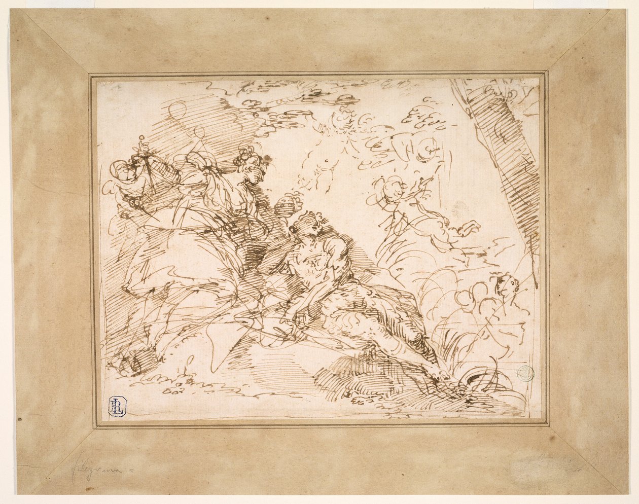 Rinaldo und Armida von Donato Creti