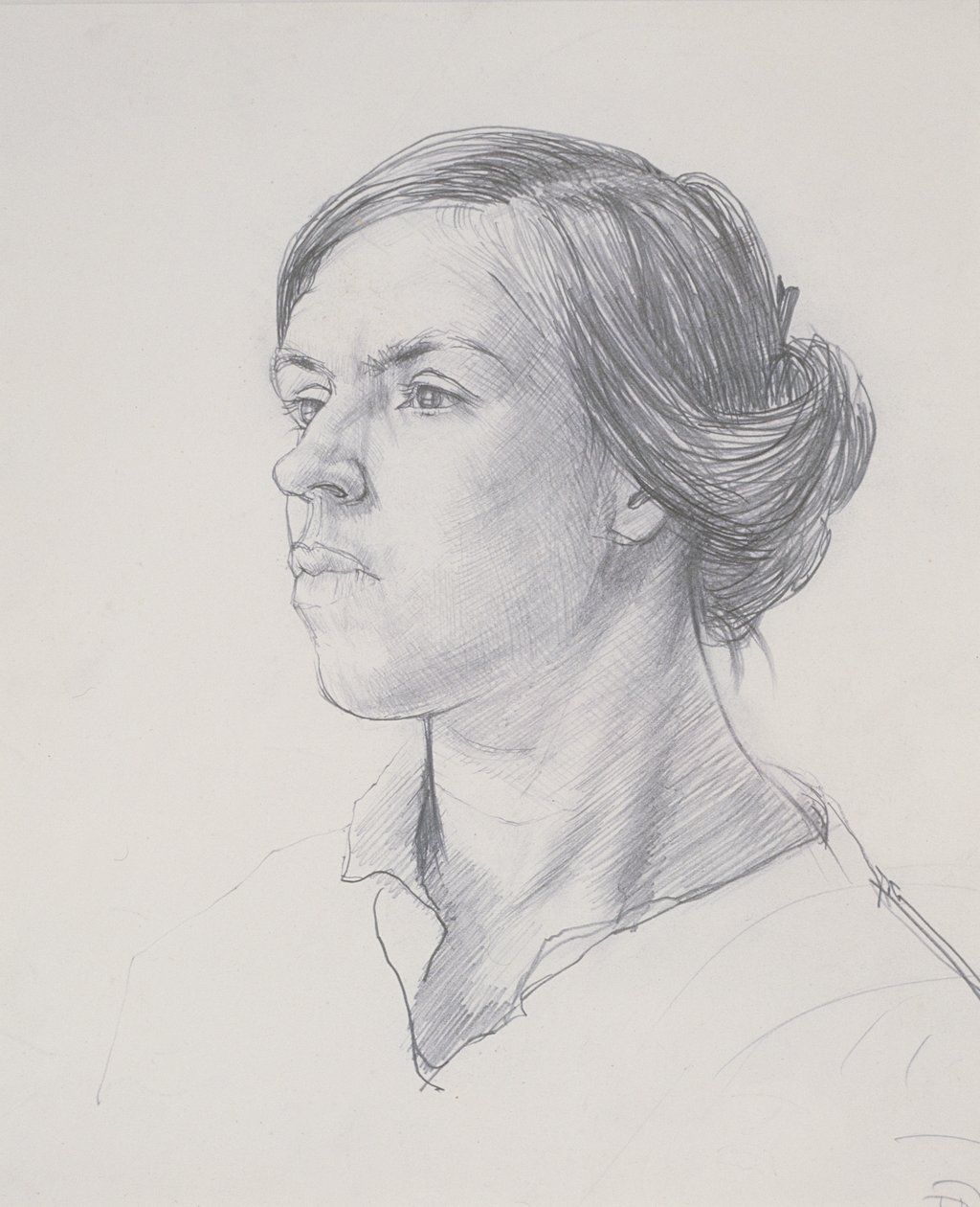 Kopf einer jungen Frau, ca. 1914 von Dora Carrington