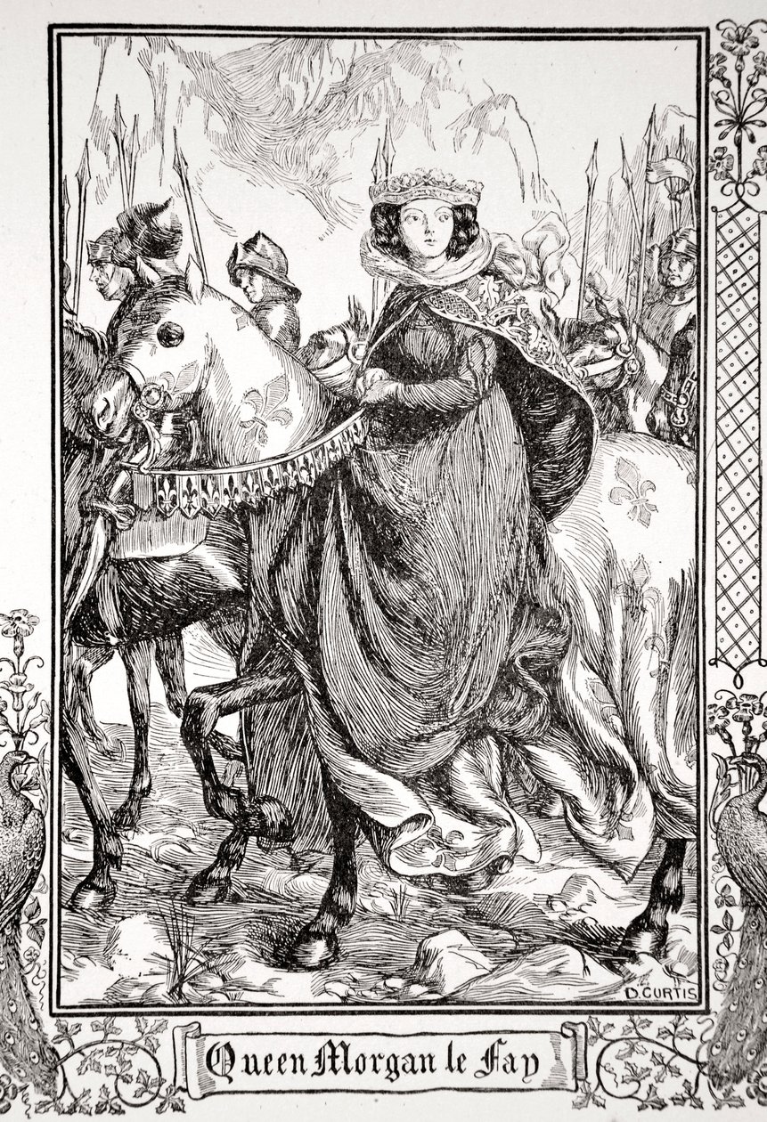 Königin Morgan le Fay, 1905 von Dora Curtis