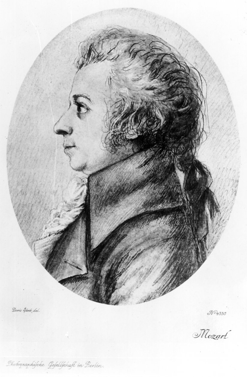 Wolfgang Amadeus Mozart von Doris Stock