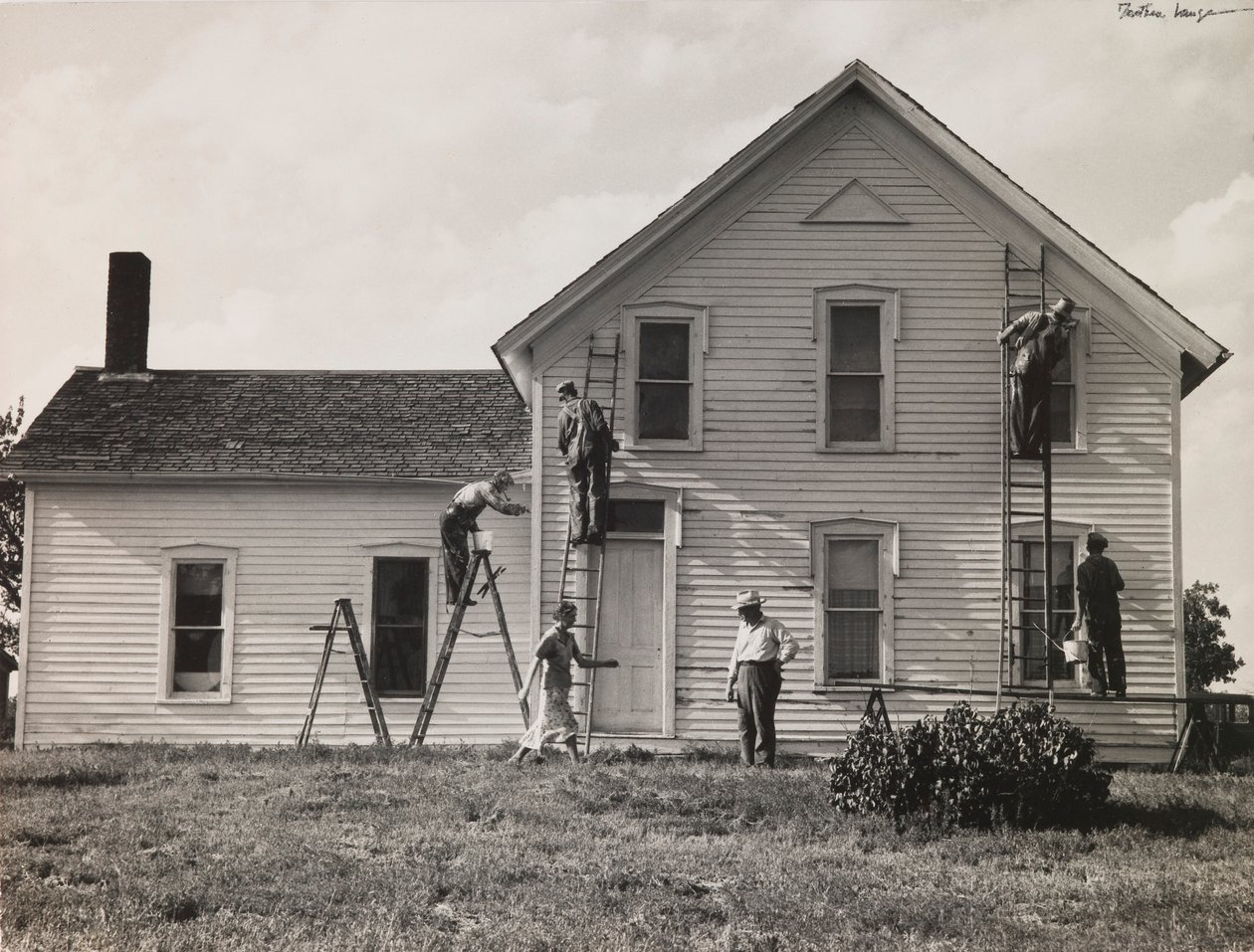 Familienhof, Nebraska von Dorothea Lange