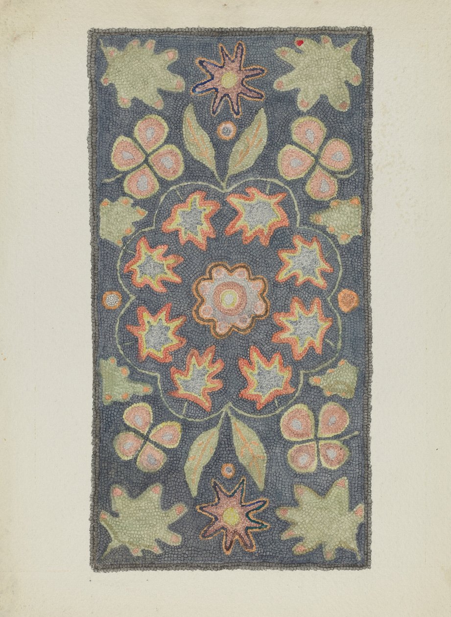 Gehäkelter Teppich von Dorothy Lacey