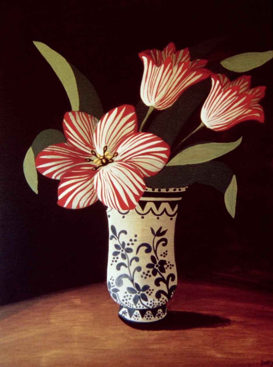 Gestreifte Tulpe von Dory Coffee