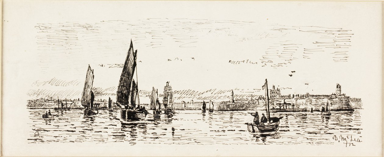 Vor der Tyne in den Siebzigern-Abend von Duncan F. McLea
