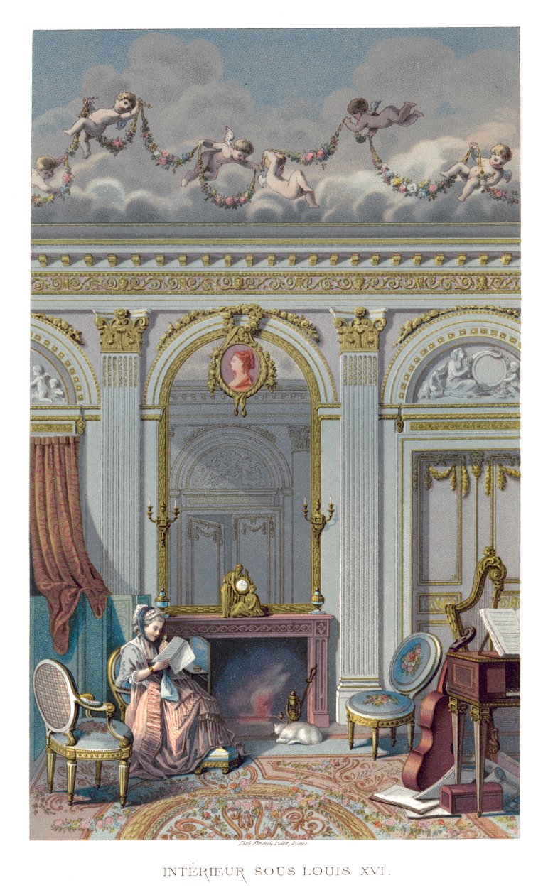Innenraum unter Ludwig XVI., 1885 von Durin