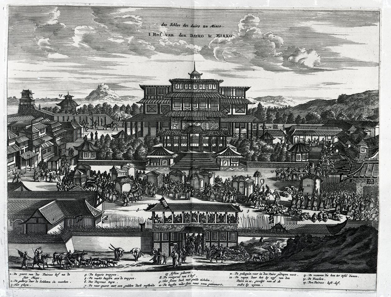 Prozession aus Macau, eine Illustration aus 
