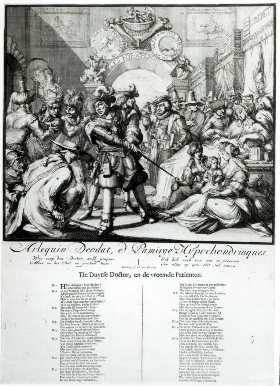 Das Wärmflaschenbaby, ca. 1688 von Dutch School