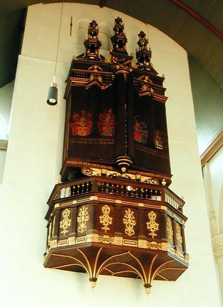 Ansicht der Orgel, 1637 von Dutch School