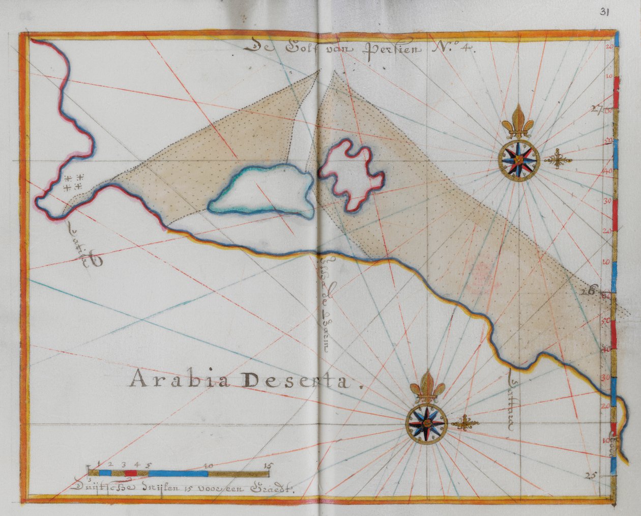 Arabien. Die Arabische Wüste von Dutch School