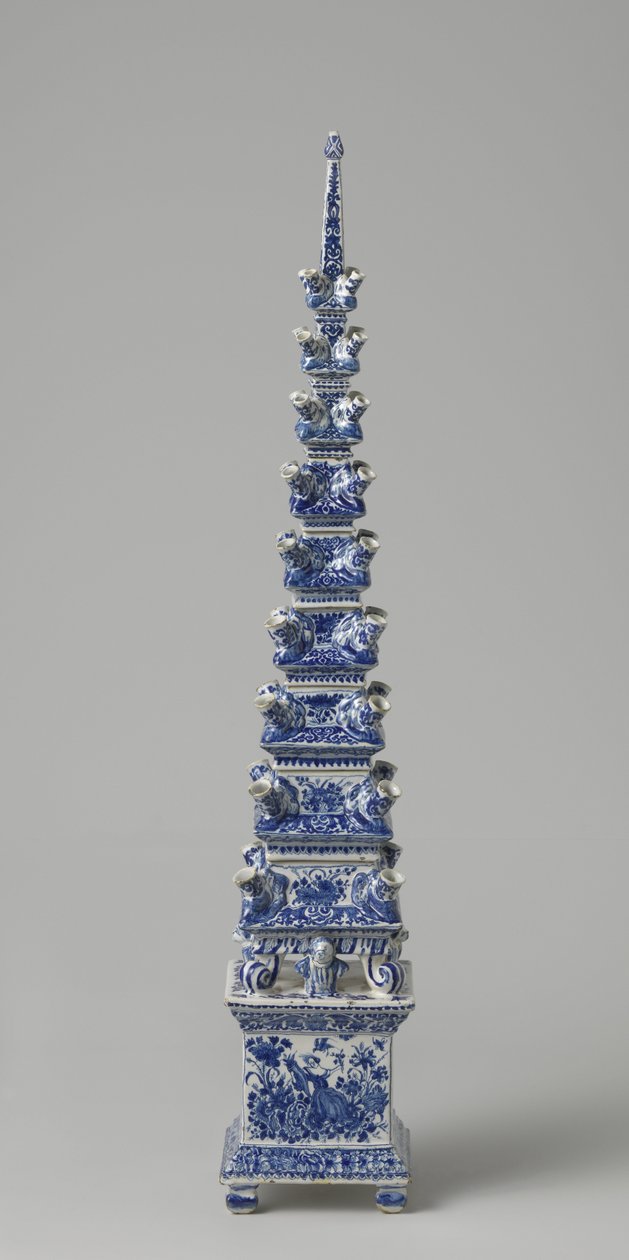 Blumenpyramide, ca. 1710-20 von Dutch School