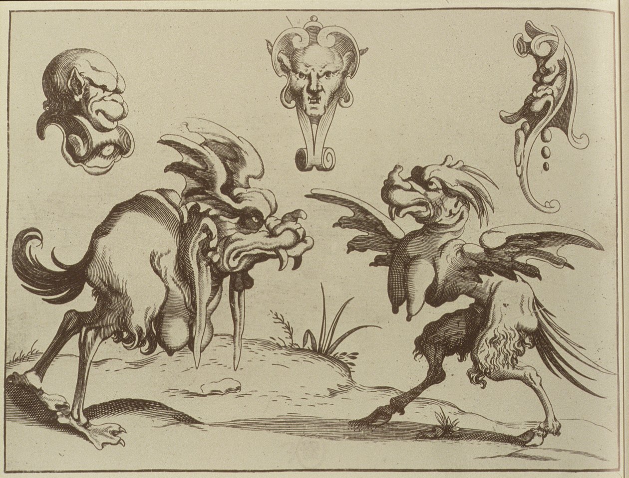 Grotesken, 1637 von Dutch School