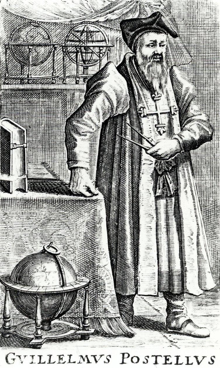 Guillelmus Postellus, 17. Jahrhundert von Dutch School