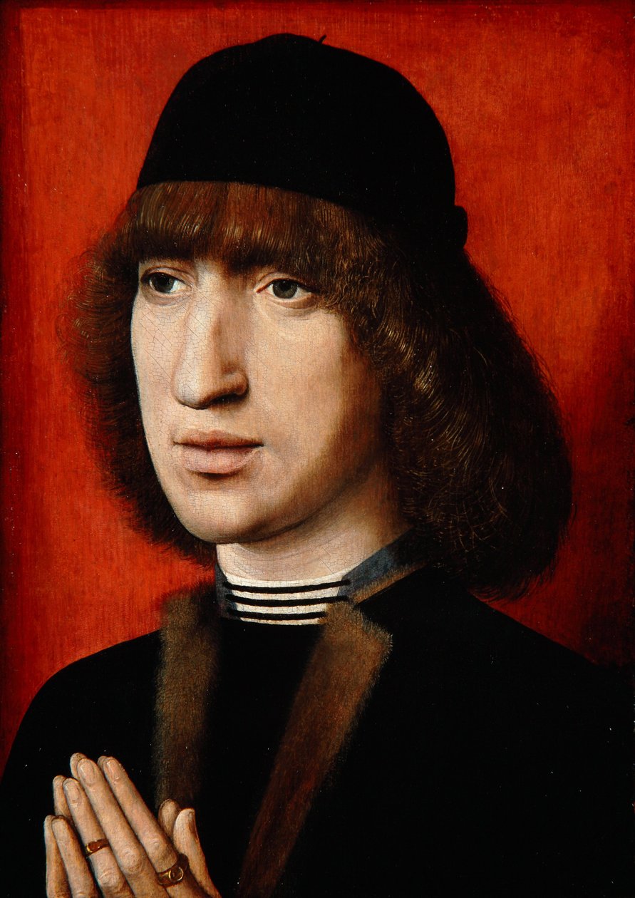 Porträt eines Mannes, ca. 1480-90 von Dutch School