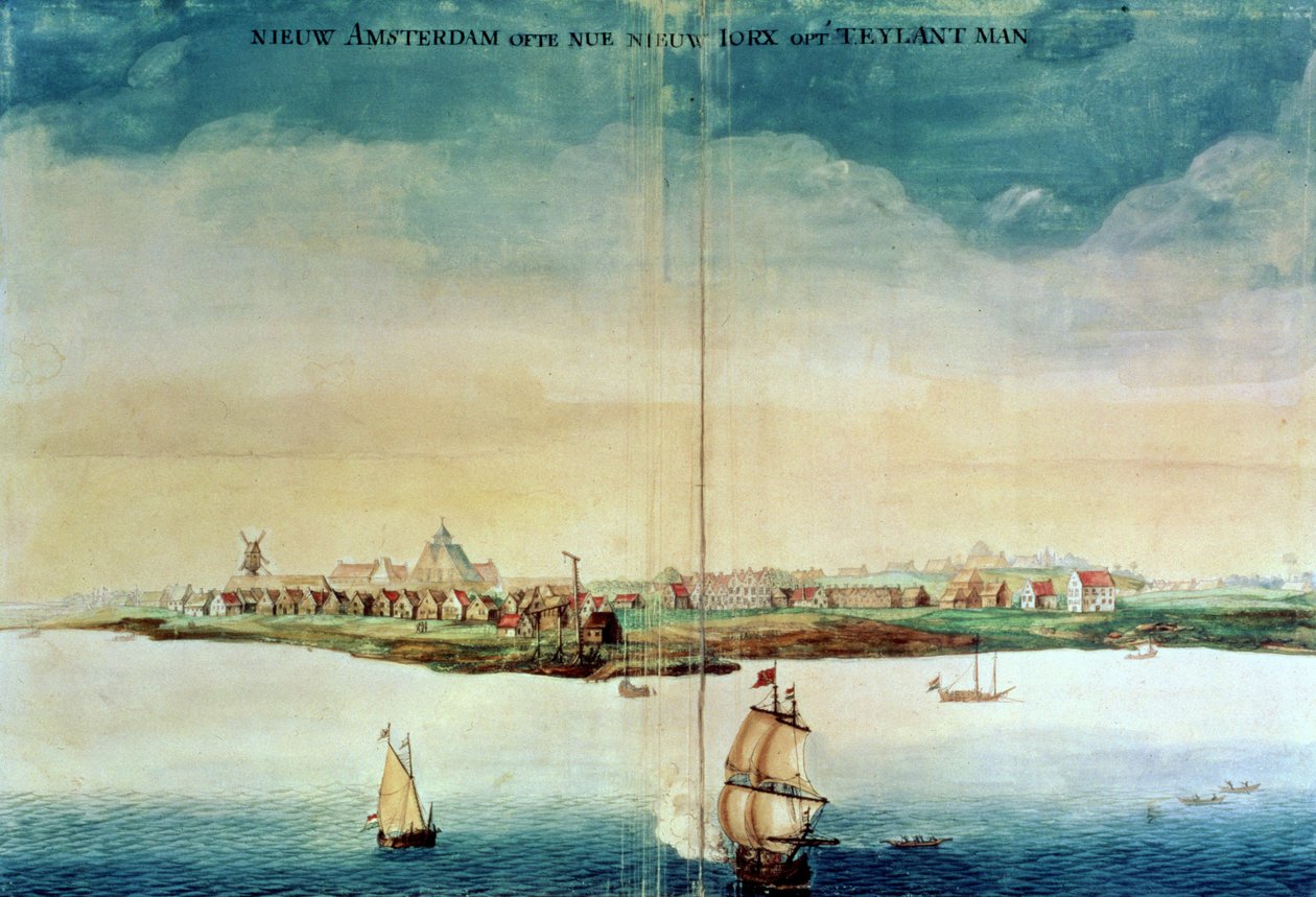 Ansicht von Neu-Amsterdam, 1650-3 von Dutch School