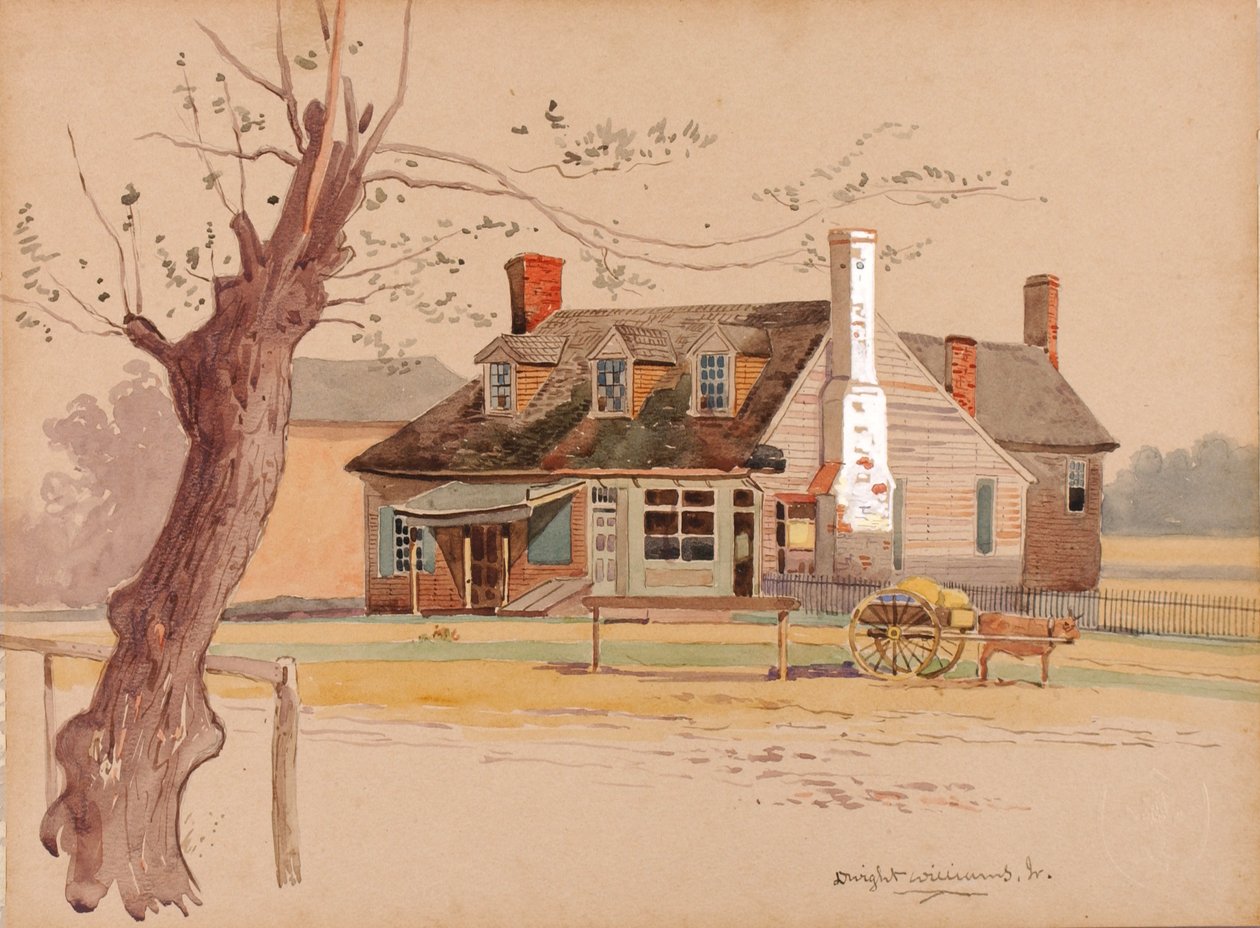 Postamt von Williamsburg, ca. 1890 von Dwight Williams