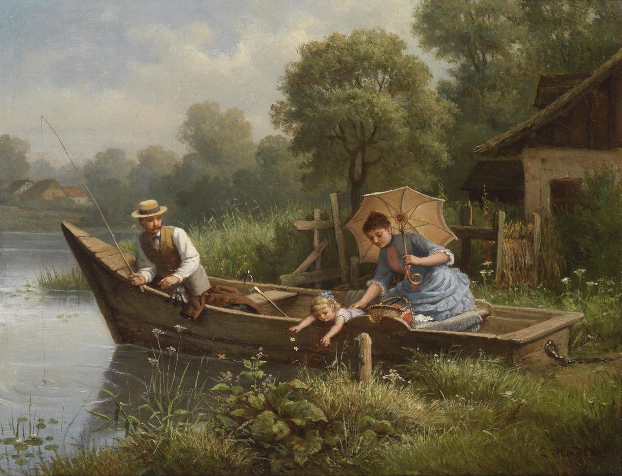 In der Sommerfrische von E. Hader