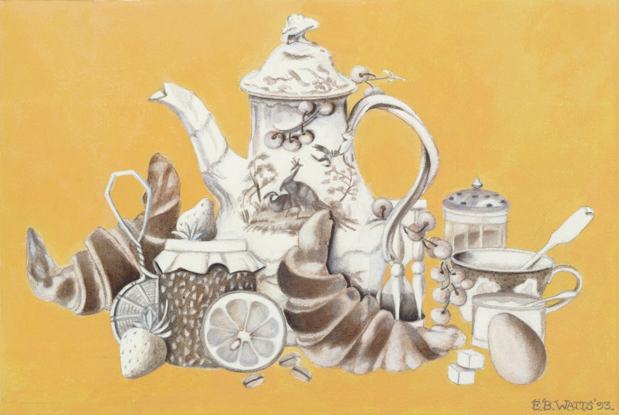 Frühstück, 1993 von E.B. Watts