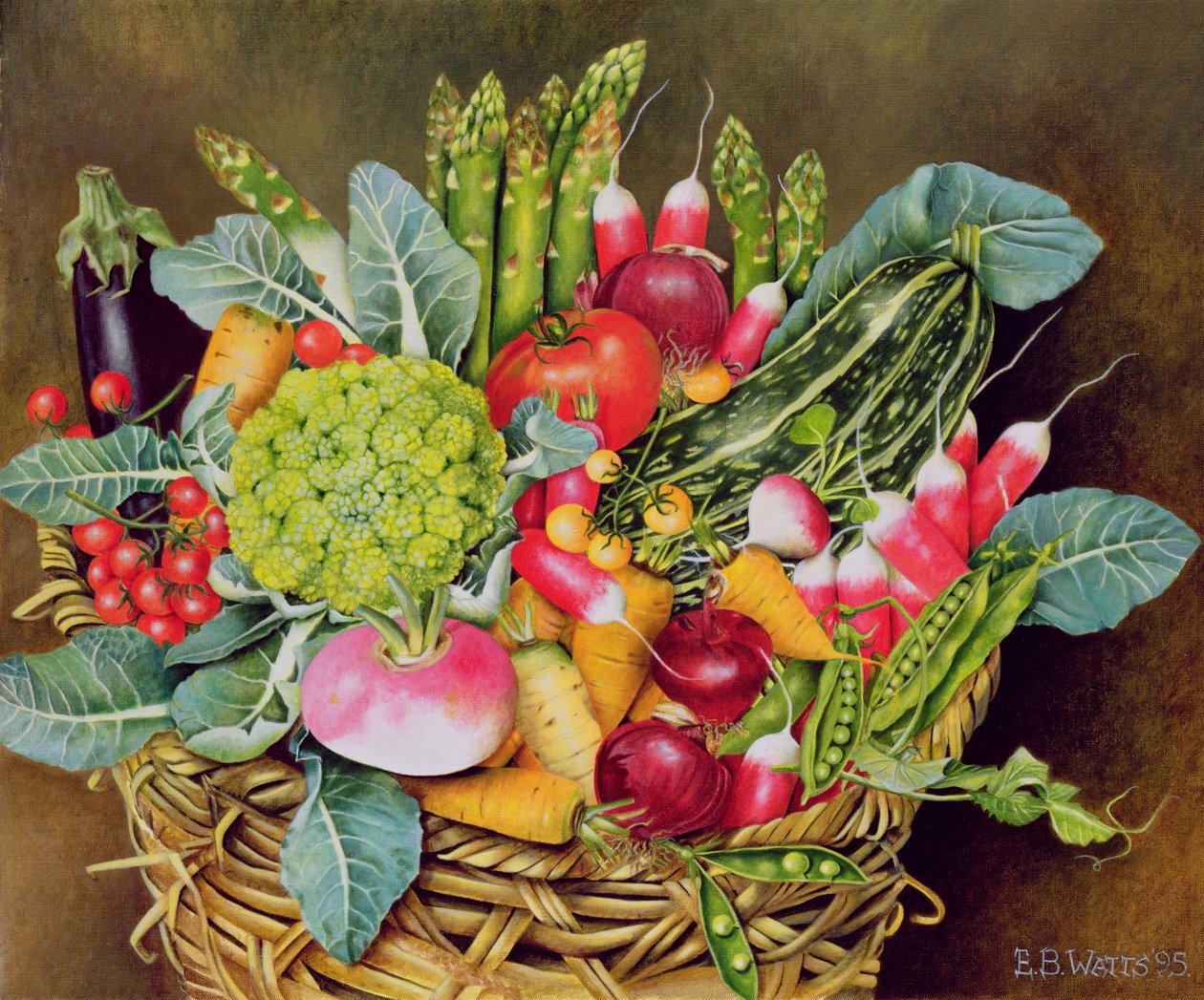 Sommergemüse, 1995 von E.B. Watts