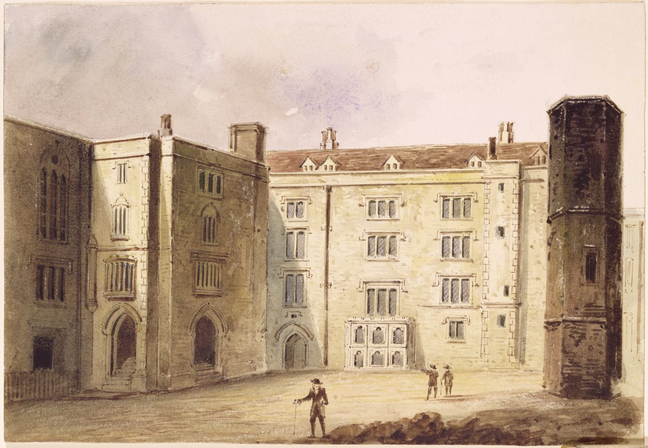 Der Innenhof des Bridewell-Palastes, ca. 1880 von E.H. Maund