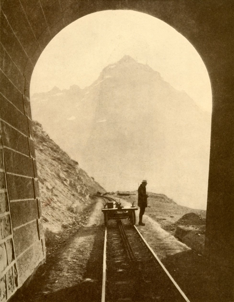 Die wunderbare Trans-Andine Eisenbahn, 1930 von ENA