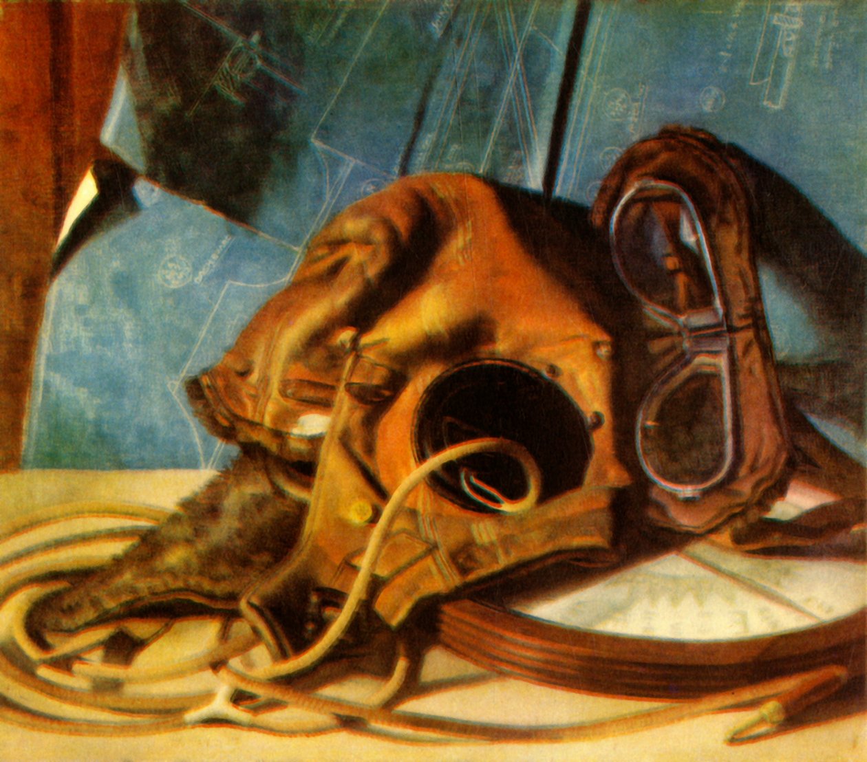 Ausrüstung eines Fliegers von E. A. Harvey