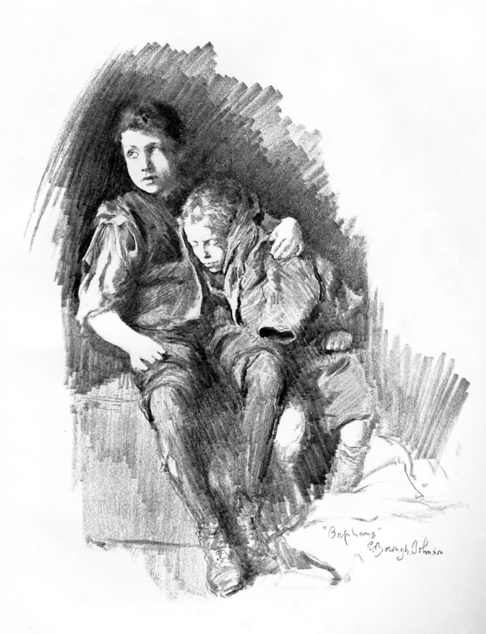 Waisen, 1898 von E. Borough Johnson