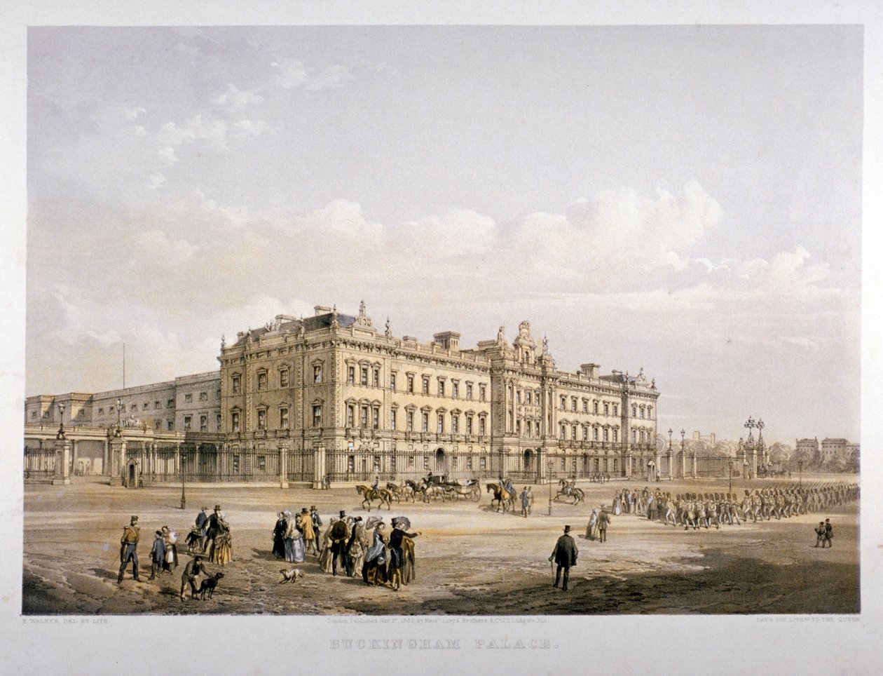 Buckingham Palace, London von E Walker