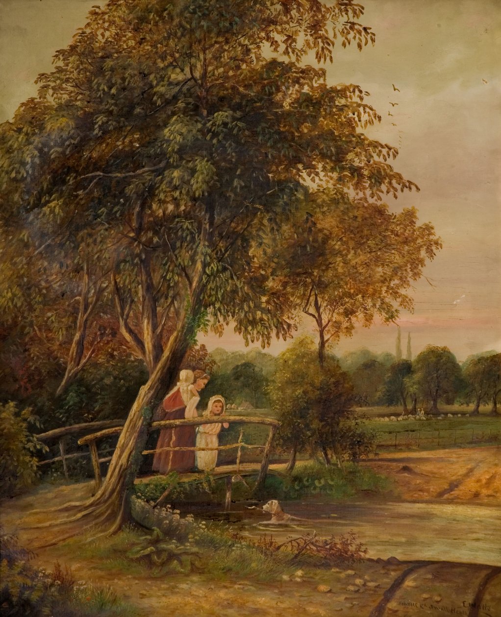 Hobmore Road Ford, 1860-1900 von E Watts