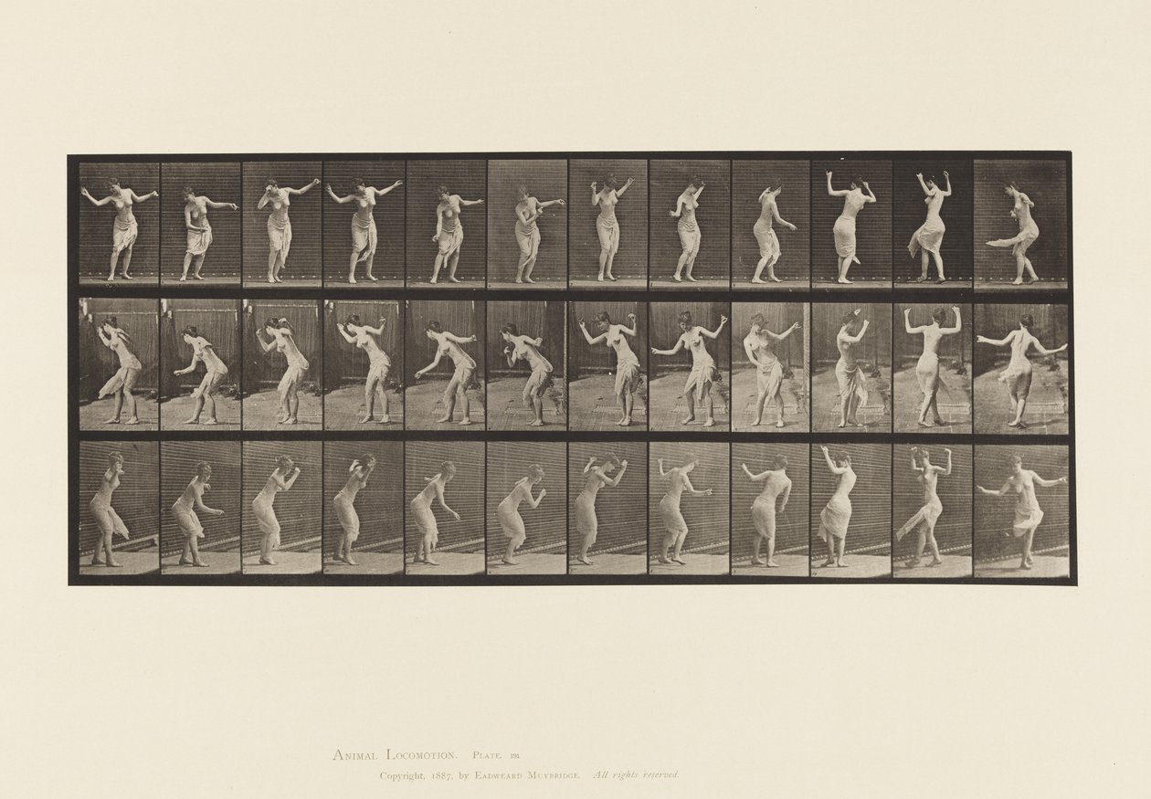 Tafel 191. Tanzen (fancy) von Eadweard Muybridge