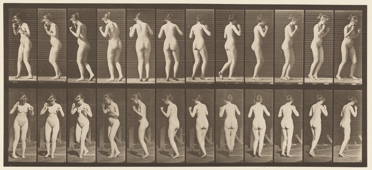 Tanzender Walzer von Eadweard Muybridge