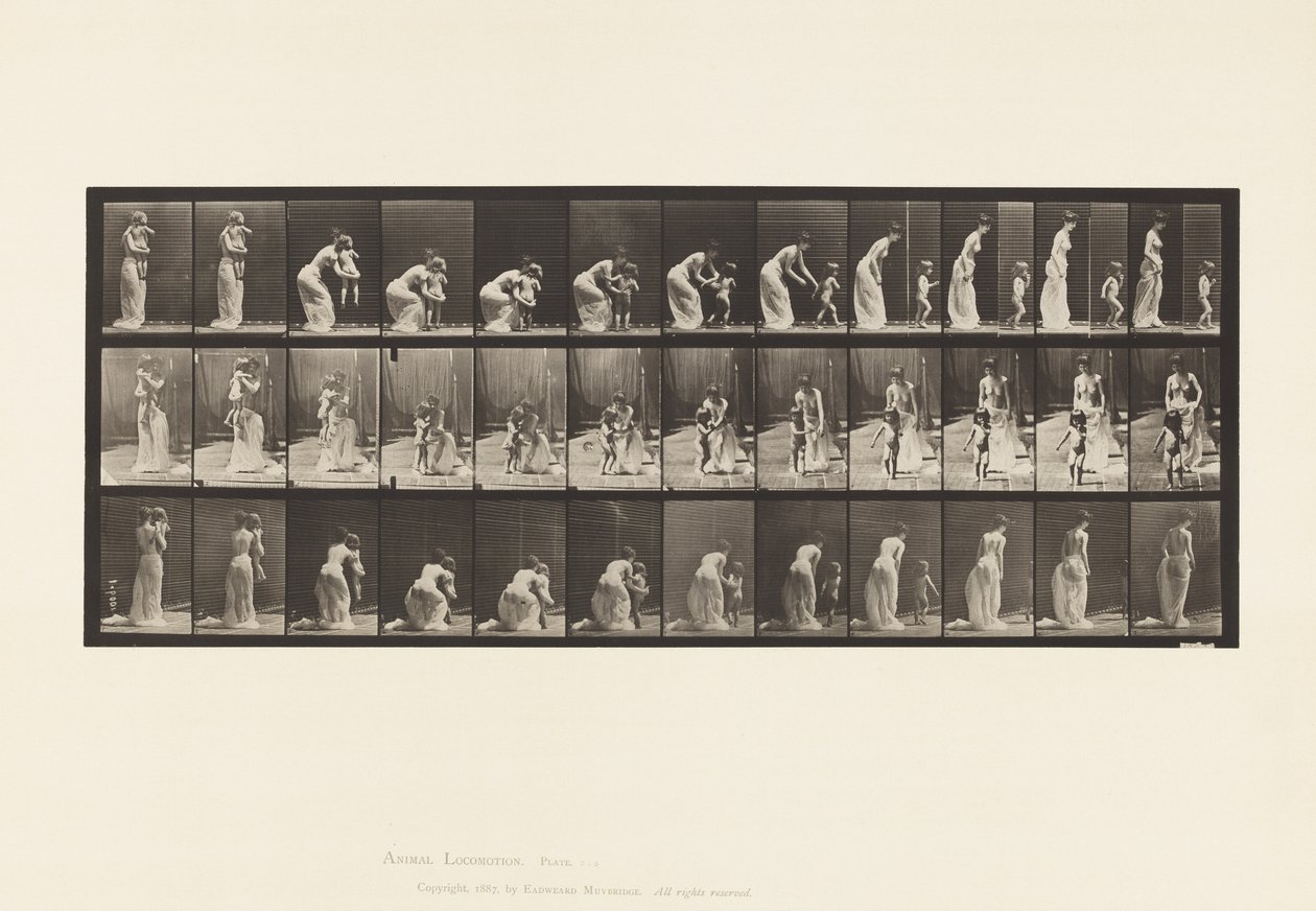 Kind platzieren von Eadweard Muybridge