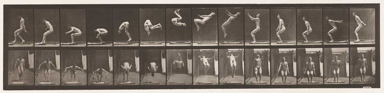 Tafel 362. Rückwärtssalto von Eadweard Muybridge