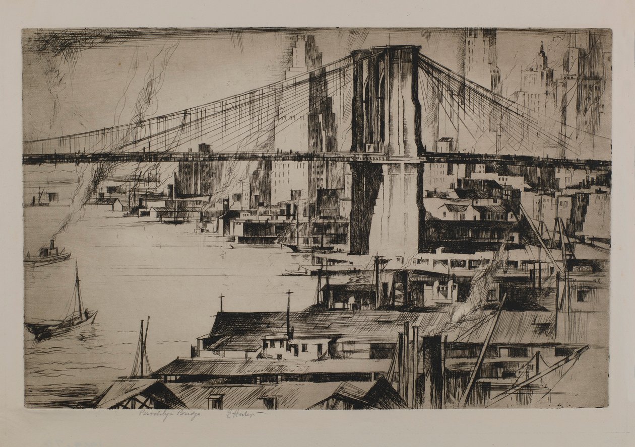 Brooklyn Bridge von Earl Horter