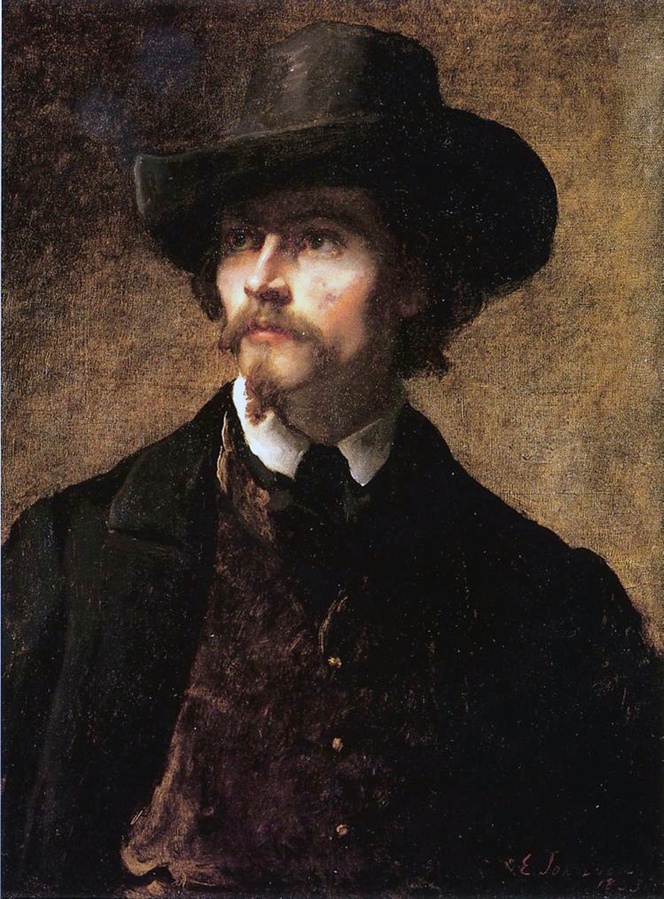 Selbstporträt, 1853 von Eastman Johnson