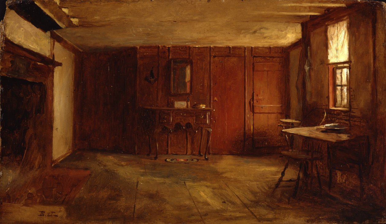 Die andere Seite von Susan Rays Küche, Nantucket, ca. 1875 von Eastman Johnson