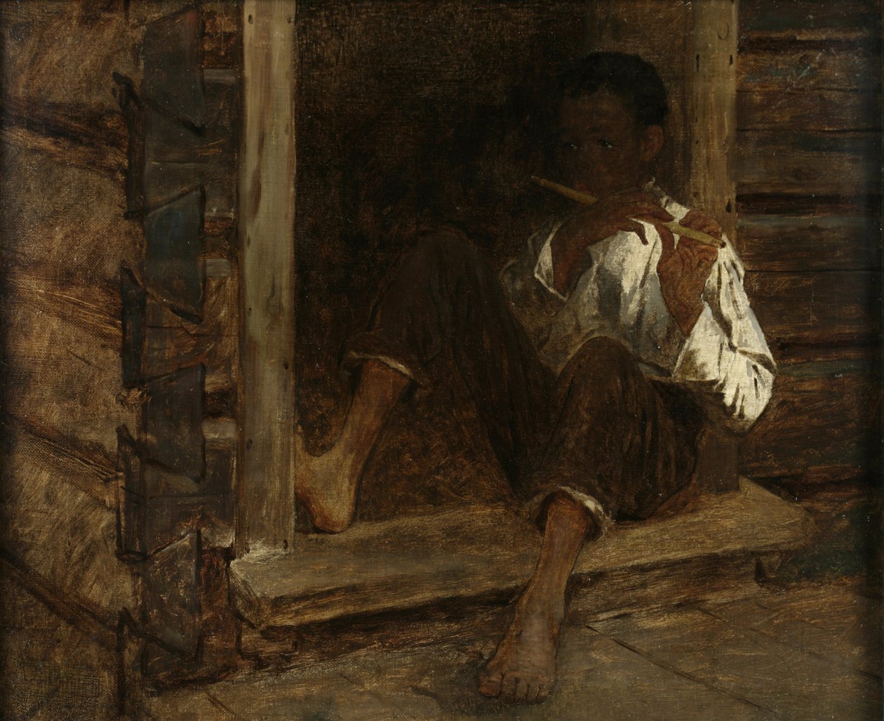 Schwarzer Junge von Eastman Johnson