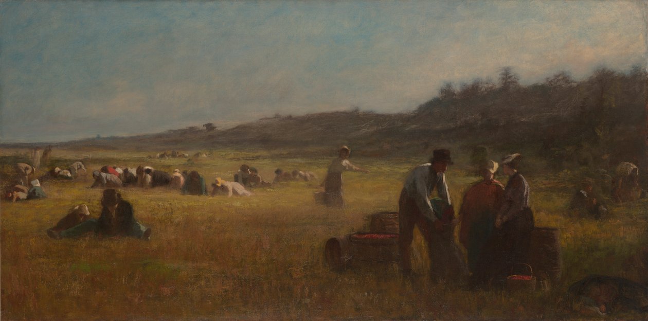 Cranberry-Pflücker von Eastman Johnson