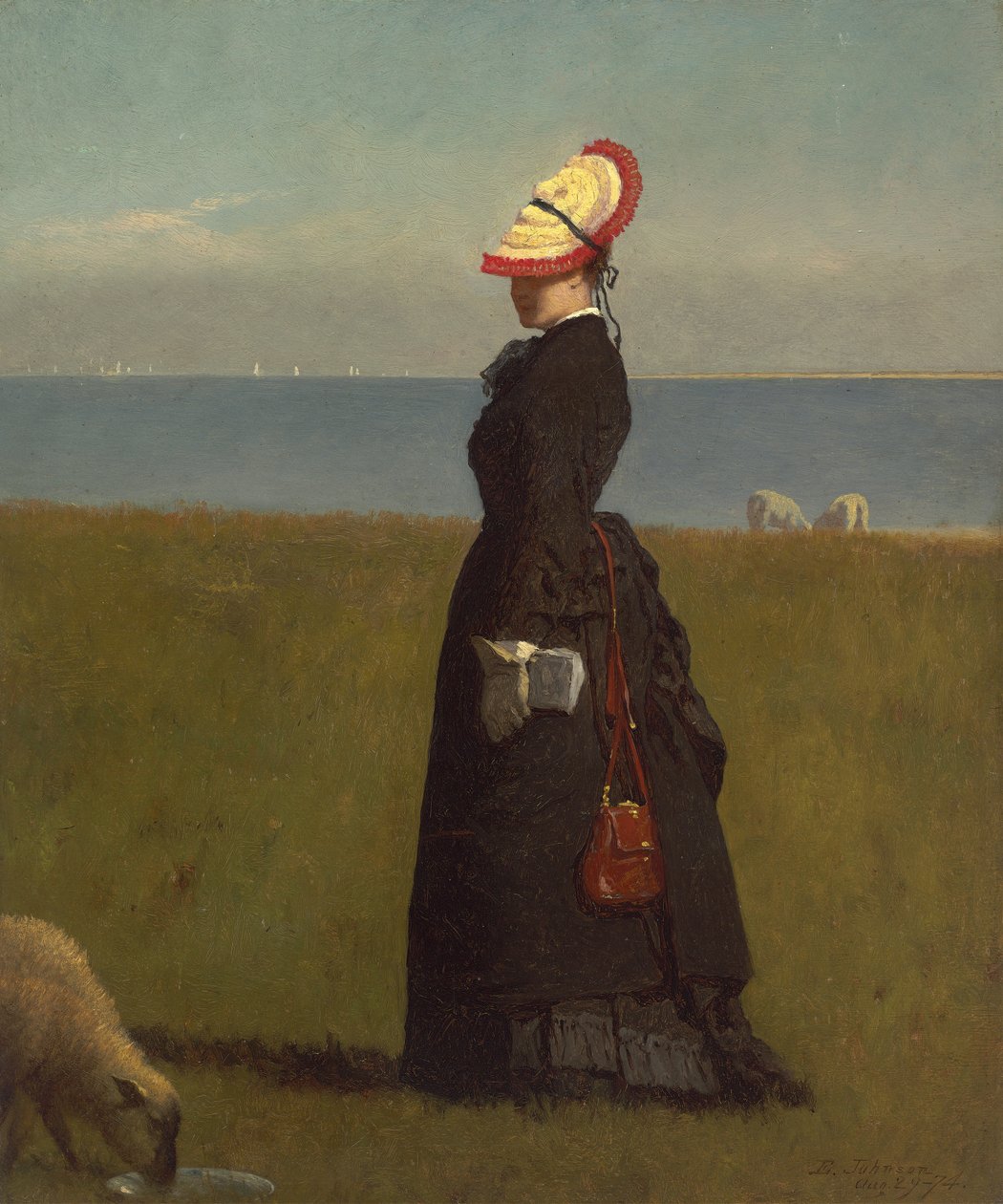 Lämmer, Nantucket von Eastman Johnson