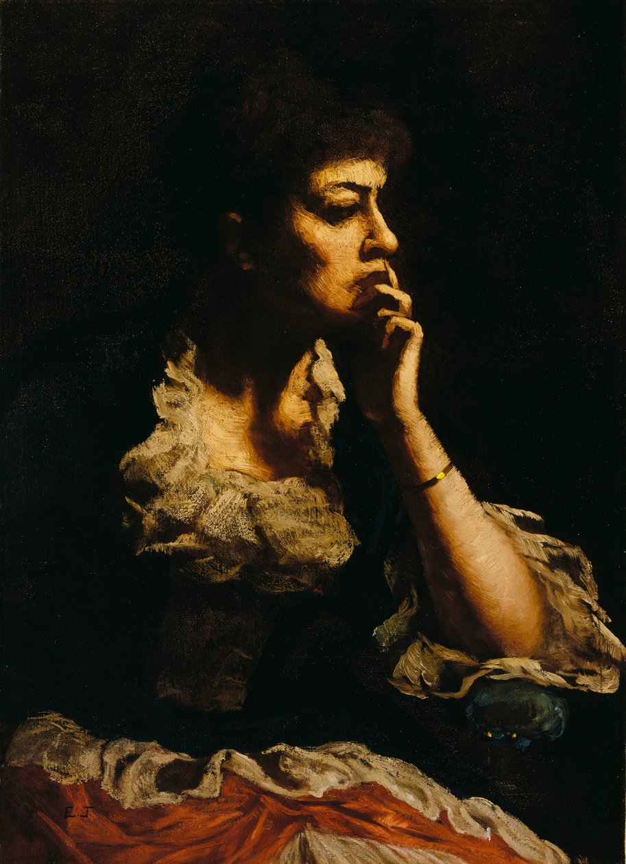 Porträt von Mrs. Eastman Johnson von Eastman Johnson