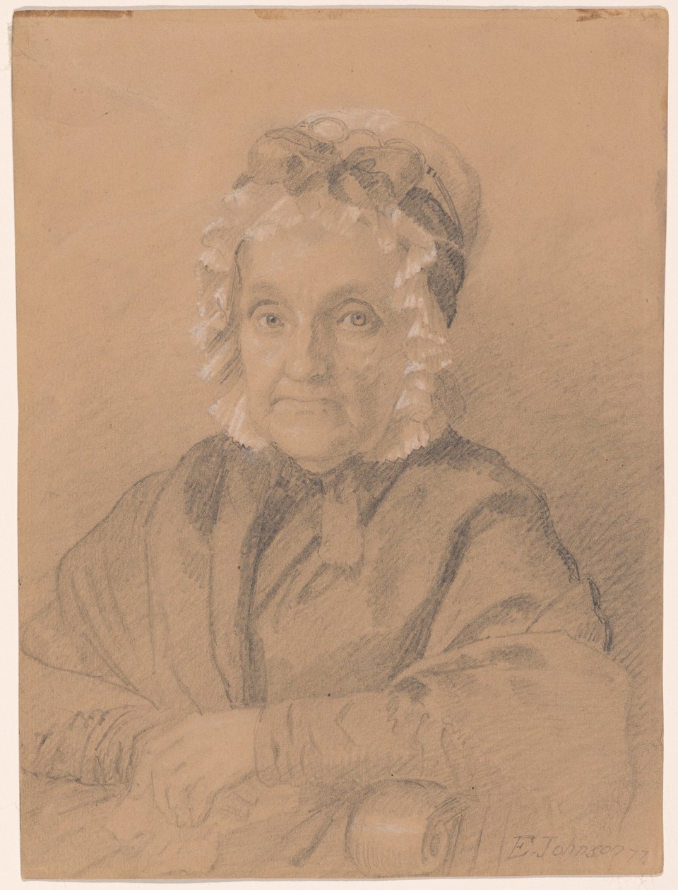 Porträt von Mrs. Jeremiah Chandler von Eastman Johnson