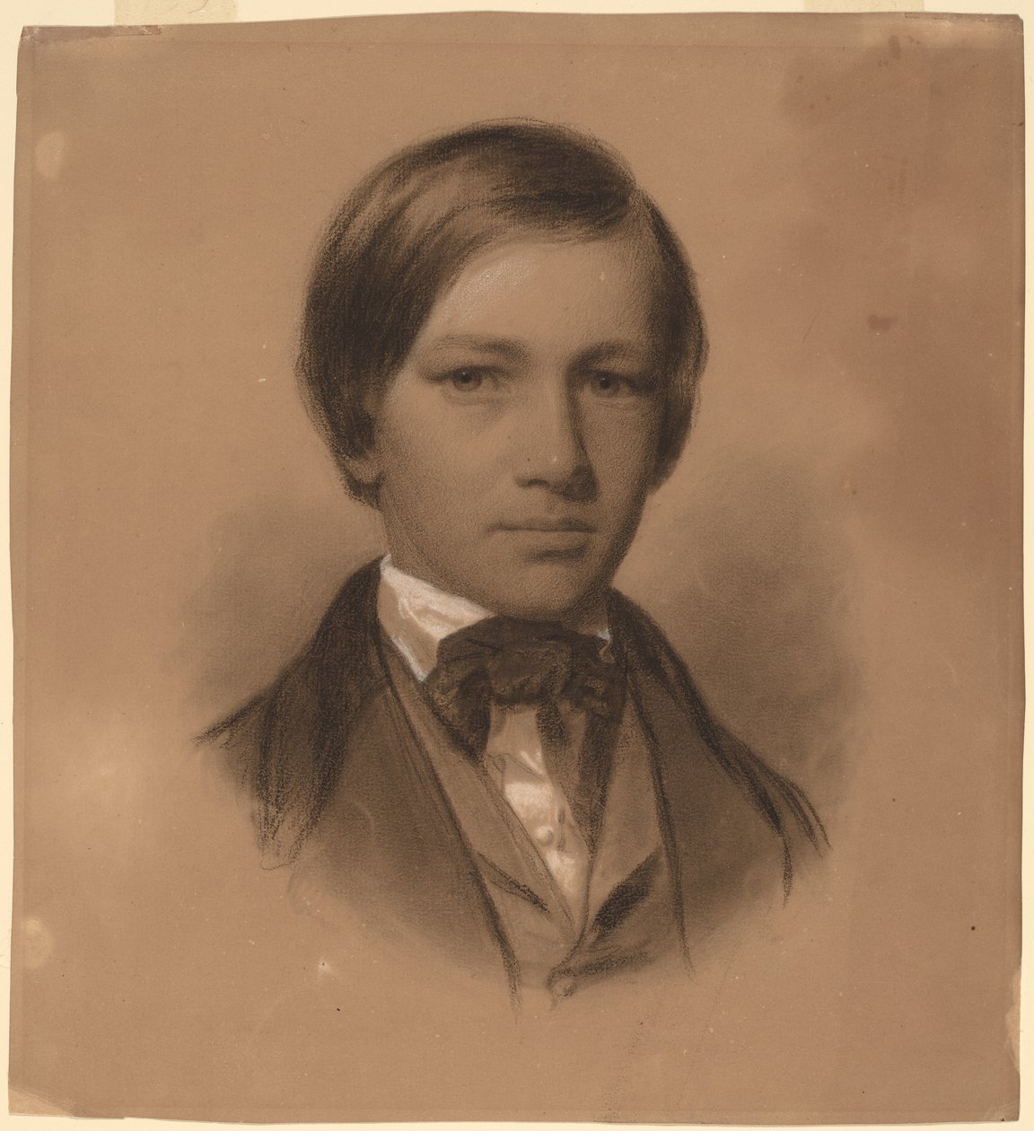 Porträt eines jungen Mannes von Eastman Johnson