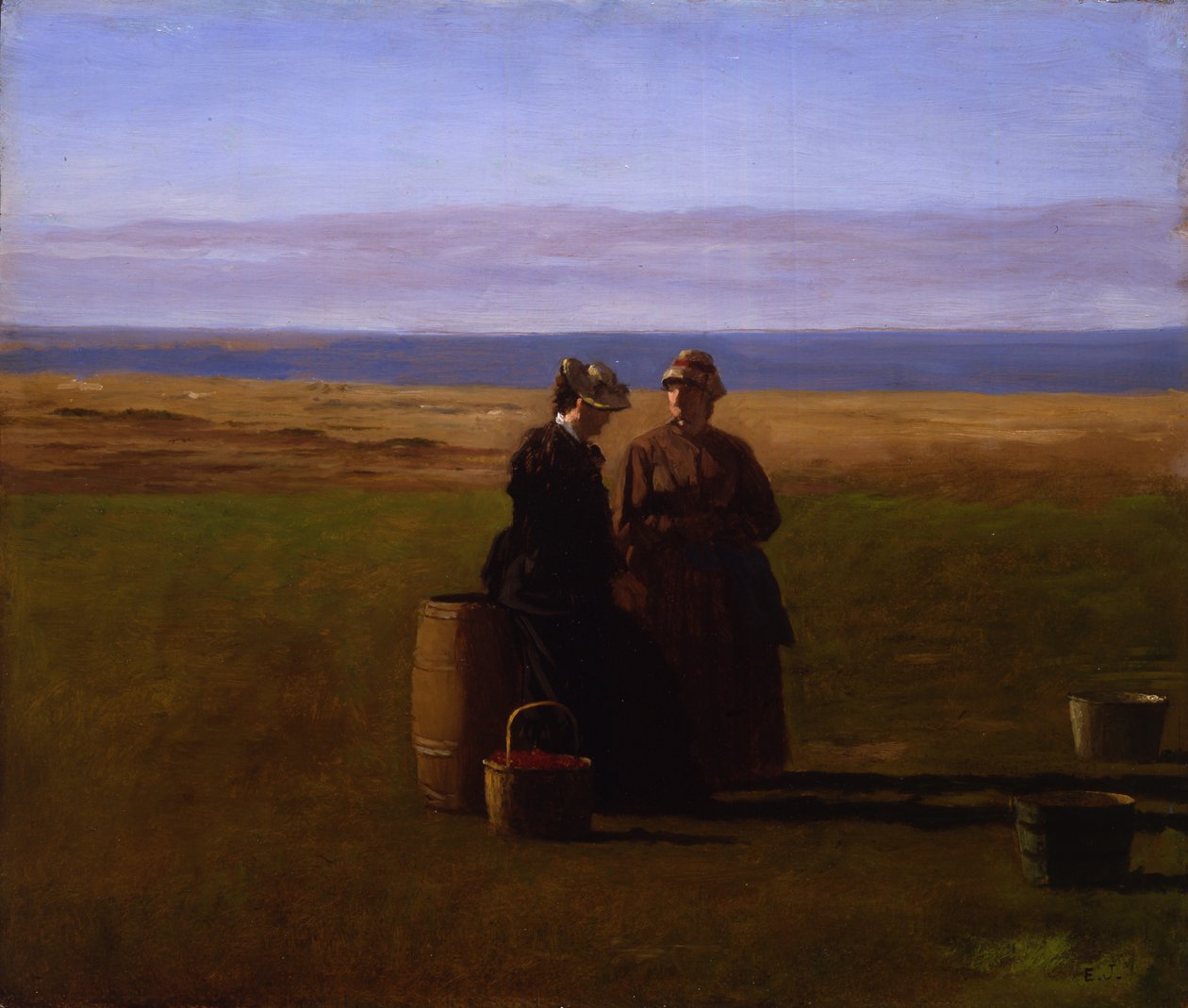 Das Gespräch, 1879 von Eastman Johnson
