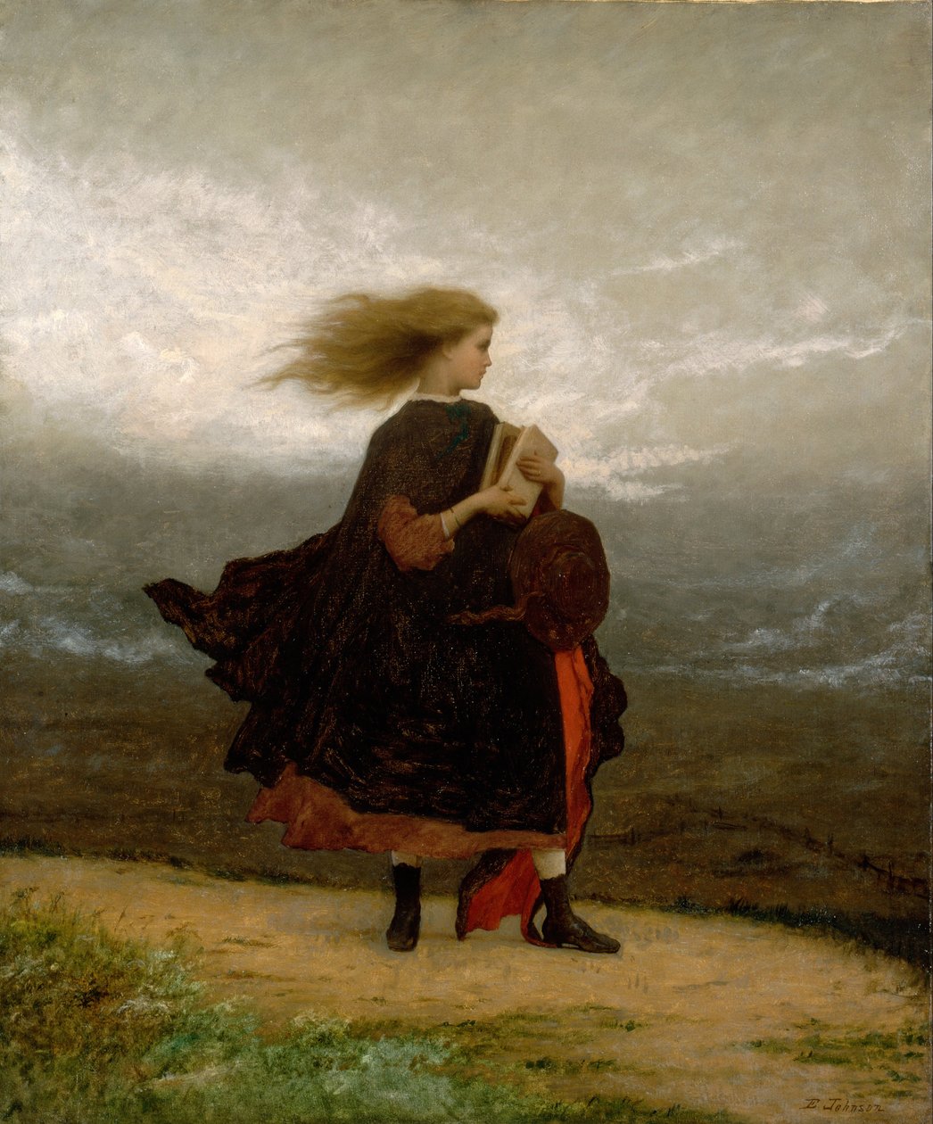 Das Mädchen, das ich zurückließ von Eastman Johnson