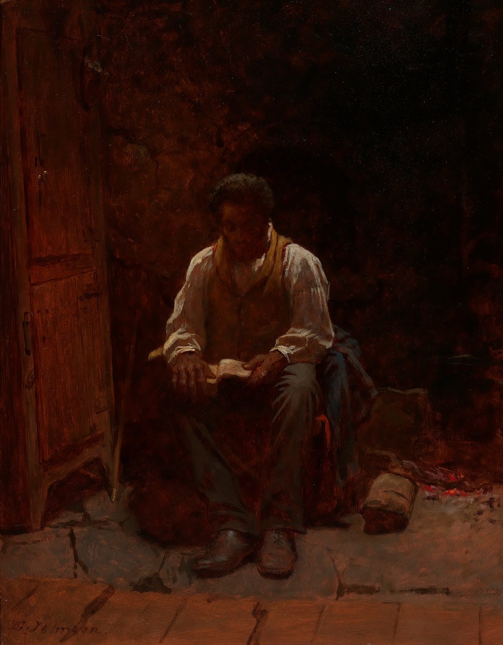 Der Herr ist mein Hirte von Eastman Johnson