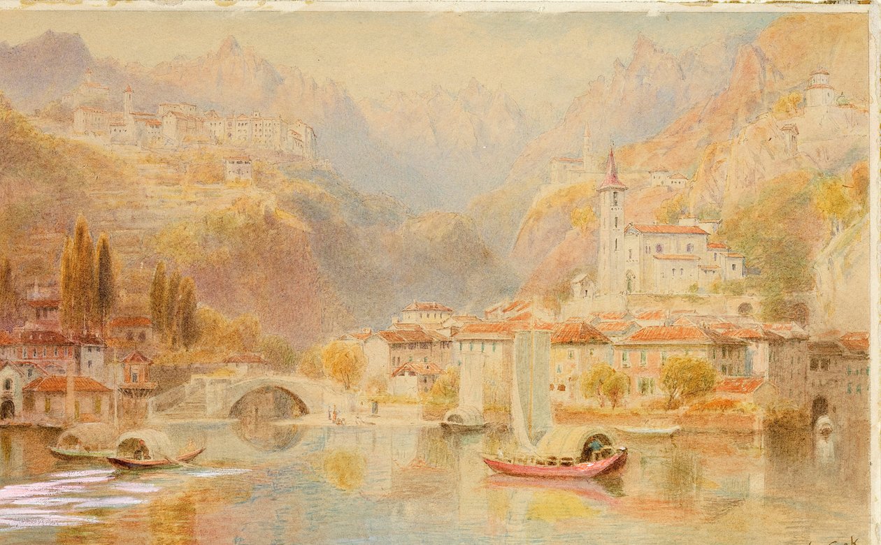 Luganersee von Ebenezer Wake Cook