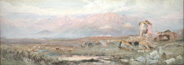 Die Campagna, nahe Rom von Ebenezer Wake Cook